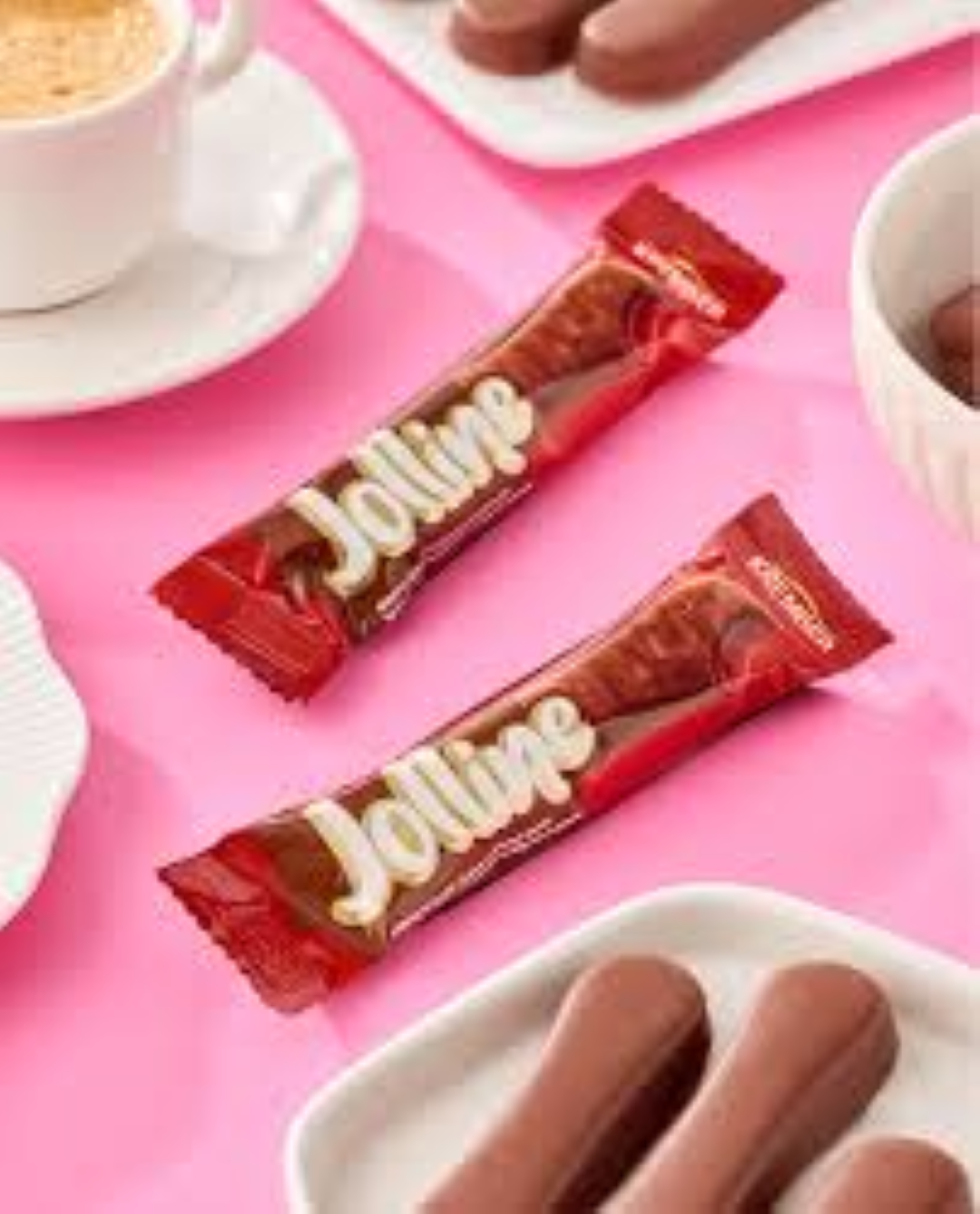 JELLY CANDIES STRAW N CREAM W CHOCOLATE 210G